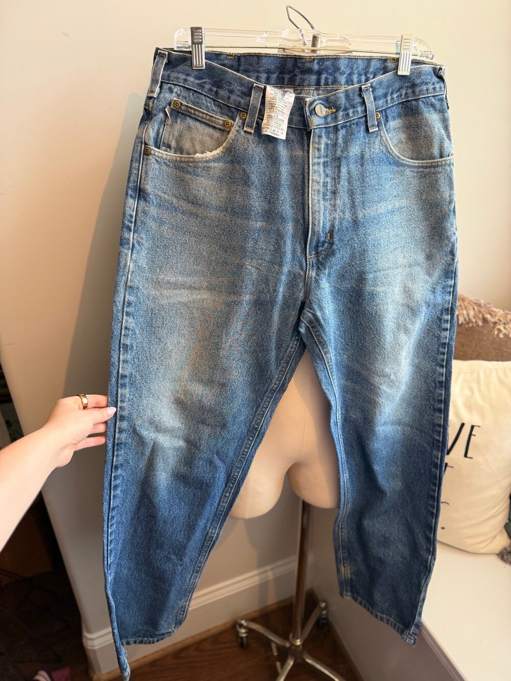 Carhartt Men's Relaxed FIt Denim Jeans Size 36x30 Blue Workwear PRW Vintage Y2K